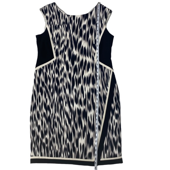 Planet Sleeveless Ikat Fully Lined Dress Zip Up Back  - Size 14 - Picture 8 of 12